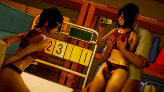 夕暮れの用具室 – Warehouse in the evening 2-2 夕暮れの用具室 – Warehouse in the evening 2-2