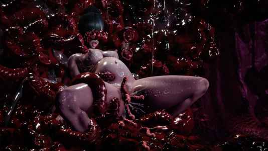 触手壁 – Tentacle wall 2-2 触手壁 – Tentacle wall 2-2