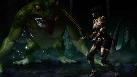 VS Giant frog 1-1 VS Giant frog 1-1