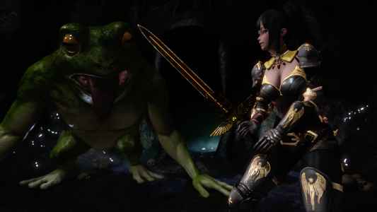 VS Giant frog 1-1 VS Giant frog 1-1